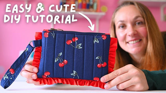 How to Sew Your First Quilted Zipper Bag