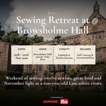 Sewing Retreat 2026 at Browsholme Hall