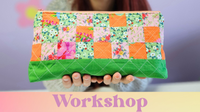 Make a Quilted Bag with a Zipper and Pockets